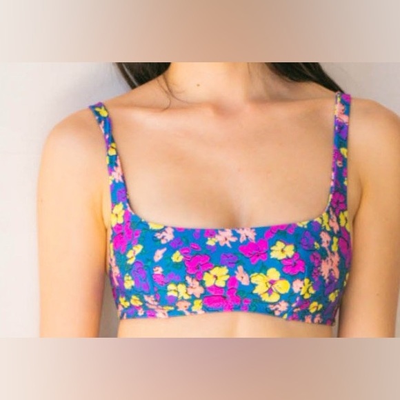Floral Bikini Top Araks size L - Picture 1 of 2